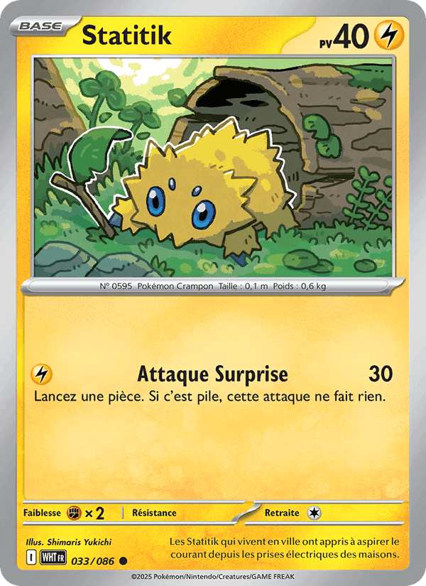 Statitik, carte 033 de Flamme Blanche