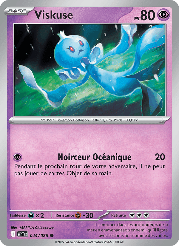Viskuse, carte 044 de Flamme Blanche
