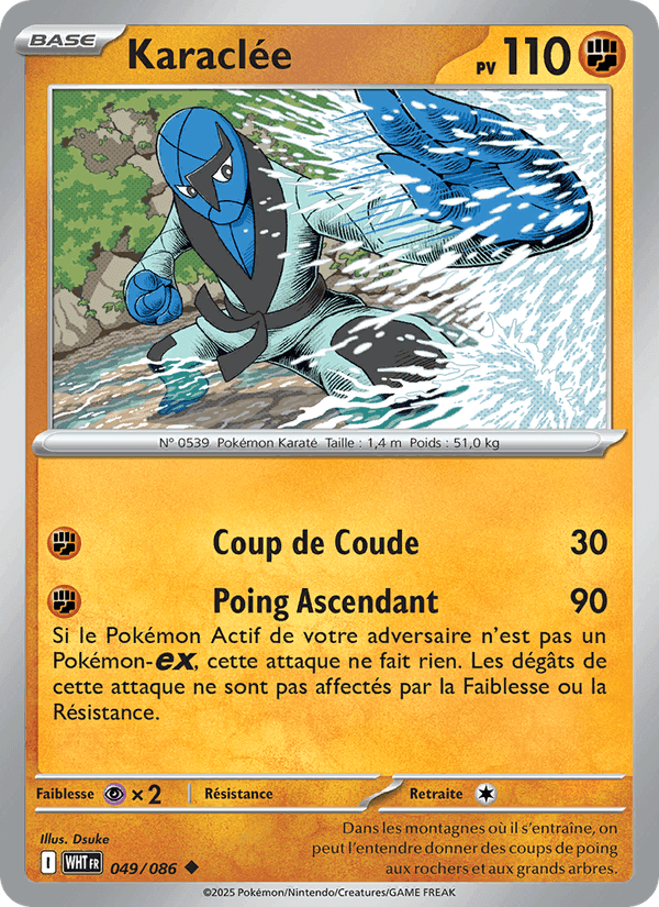 Karaclée, carta 049 di Flamme Blanche