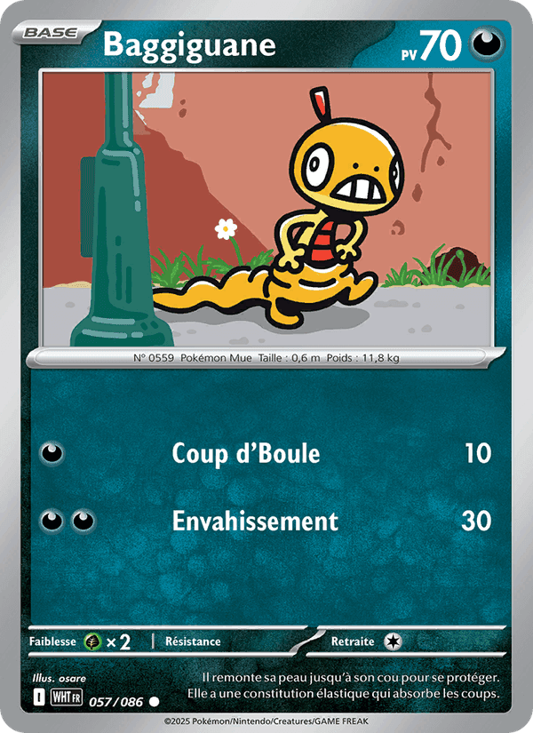 Baggiguane, carte 057 de Flamme Blanche