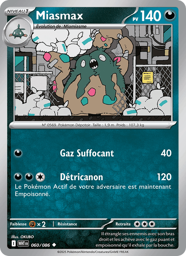 Miasmax, carte 060 de Flamme Blanche