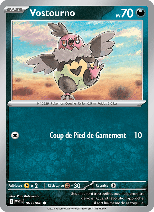 Vostourno, card 063 from Flamme Blanche