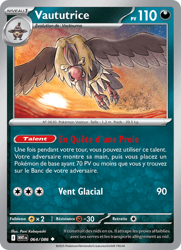 Vaututrice, carte 064 de Flamme Blanche