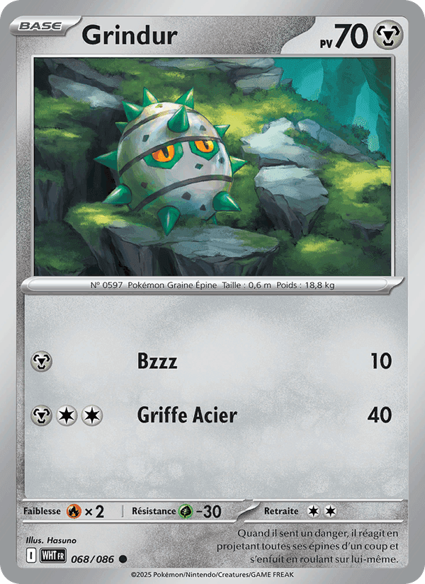 Grindur, carte 068 de Flamme Blanche