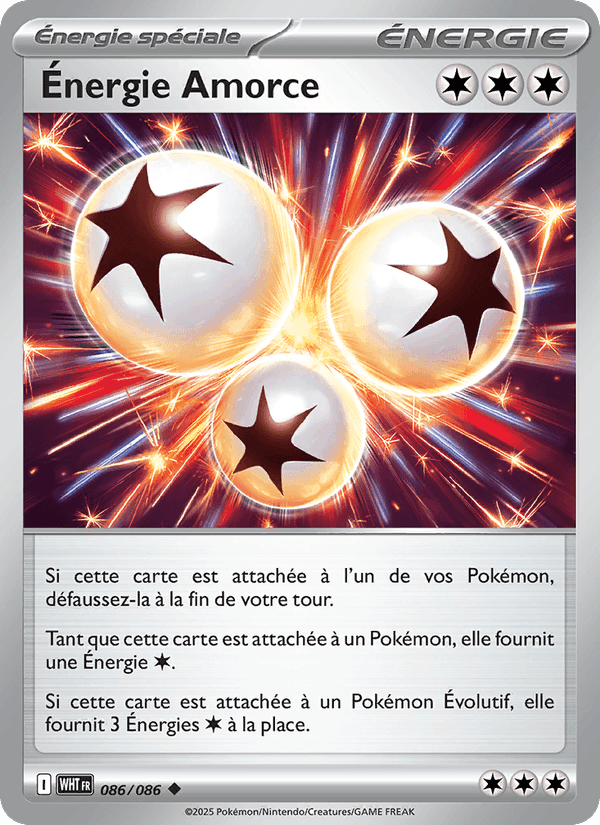 Énergie Amorce, carte 086 de Flamme Blanche