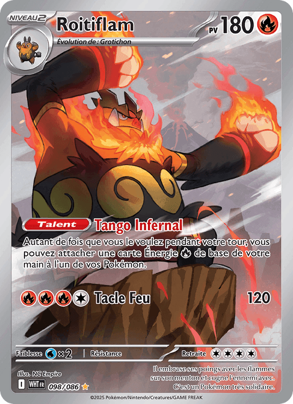 Roitiflam, carte 098 de Flamme Blanche