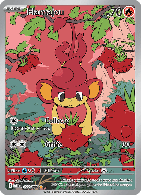 Flamajou, carte 099 de Flamme Blanche