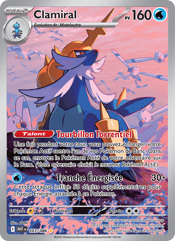 Clamiral, card 107 from Flamme Blanche
