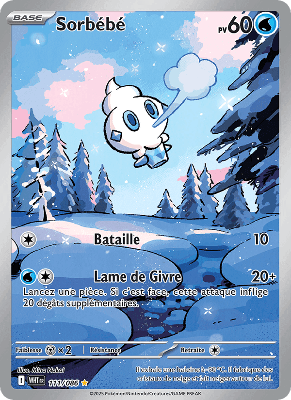 Flamme Blanche の 111 番、Sorbébé