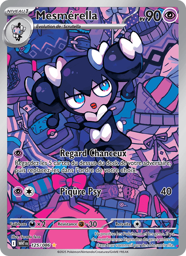 Mesmérella, card 125 from Flamme Blanche