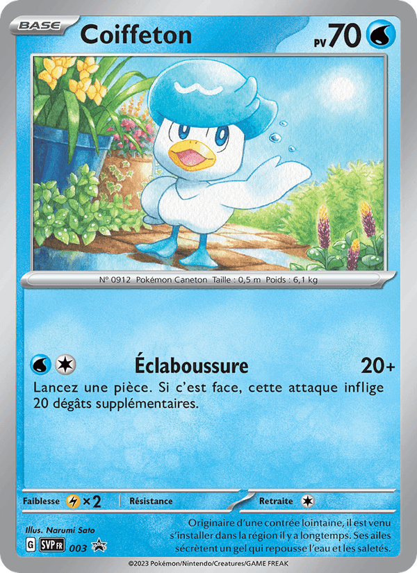 Coiffeton, carte 003 de SVP Black Star Promos