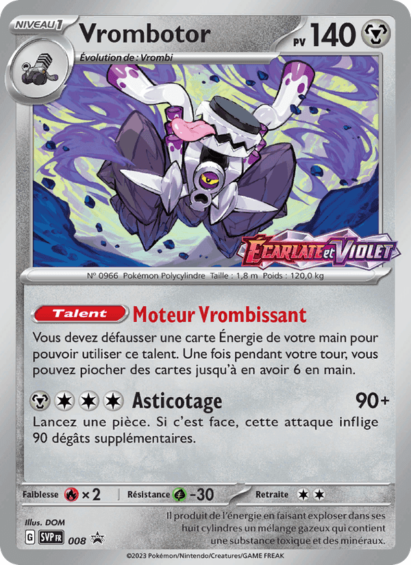 Vrombotor, carte 008 de SVP Black Star Promos