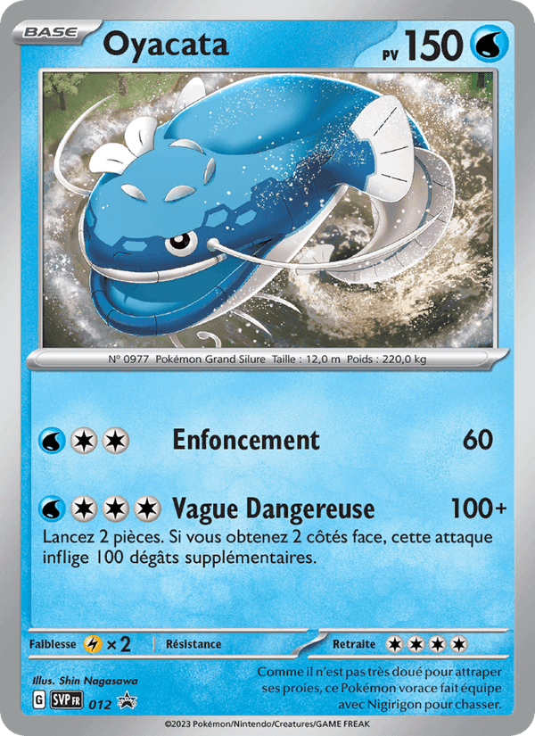 Oyacata, carte 012 de SVP Black Star Promos