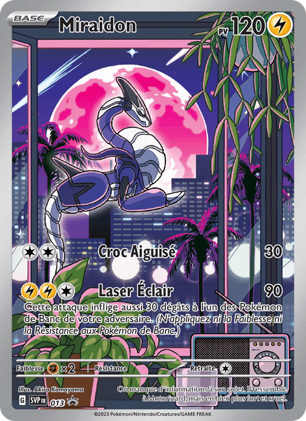 Miraidon, carte 013 de SVP Black Star Promos