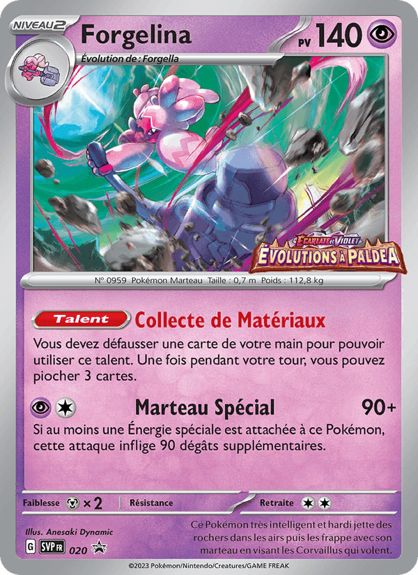 Forgelina, carte 020 de SVP Black Star Promos