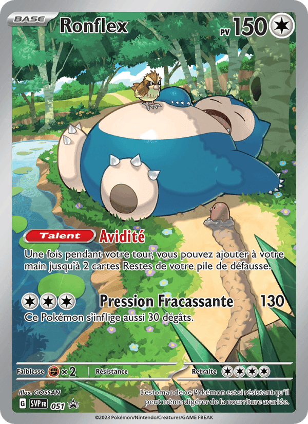 Ronflex, carte 051 de SVP Black Star Promos