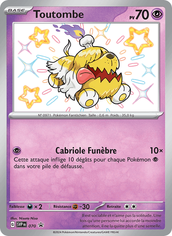 Toutombe, carta 070 de SVP Black Star Promos