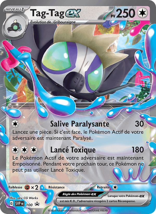 Tag-Tag-ex, carte 100 de SVP Black Star Promos