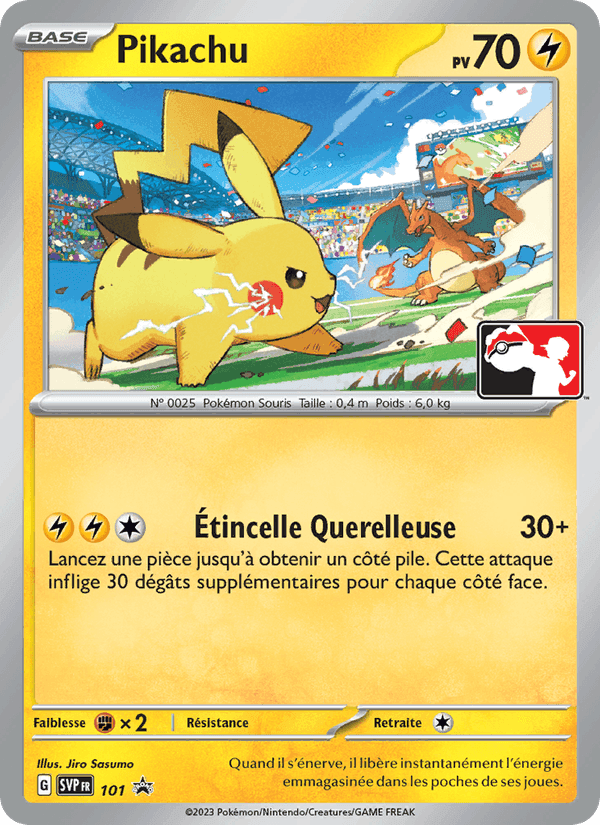 Pikachu, carta 101 de SVP Black Star Promos