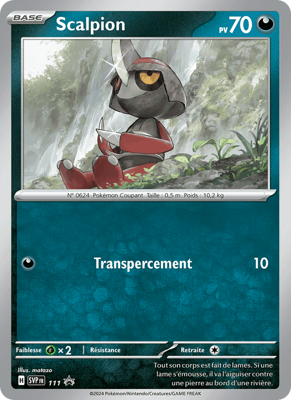 Scalpion, carte 111 de SVP Black Star Promos