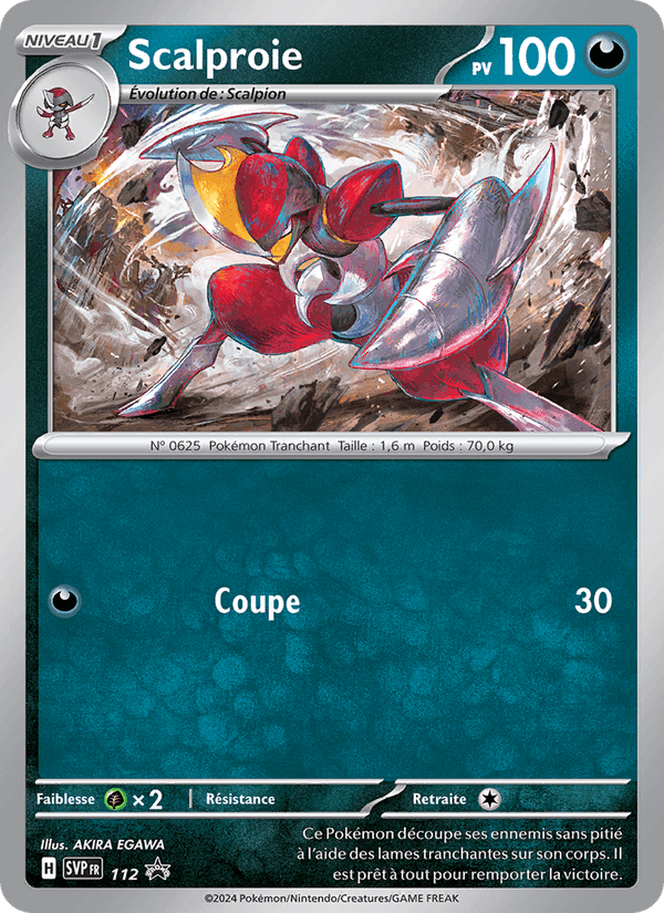 Scalproie, card 112 from SVP Black Star Promos
