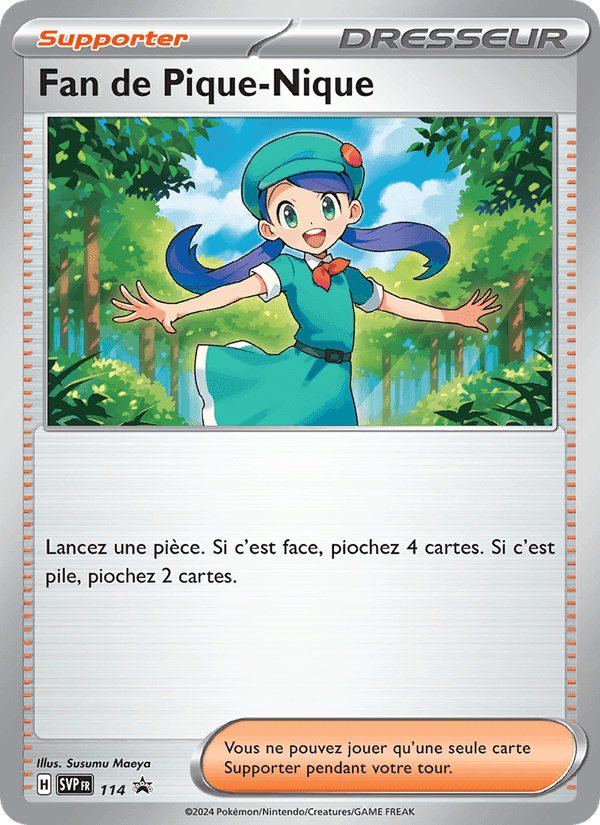 Fan de Pique-Nique, carta 114 di SVP Black Star Promos