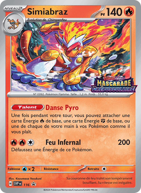 Simiabraz, card 116 from SVP Black Star Promos