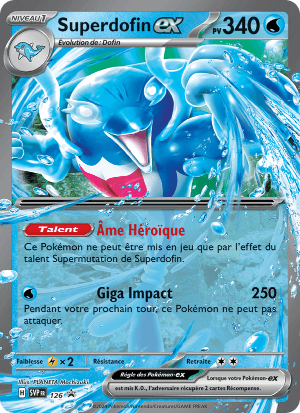 Superdofin-ex, carte 126 de SVP Black Star Promos