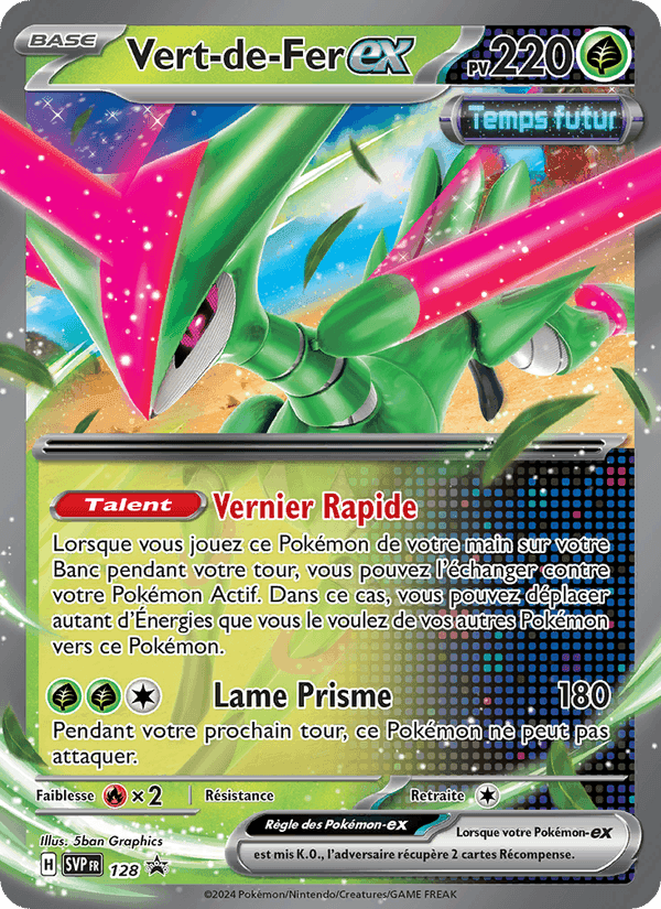 Vert-de-Fer-ex, carte 128 de SVP Black Star Promos