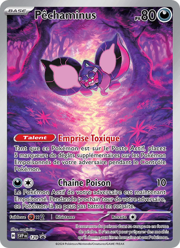 Pêchaminus, carta 129 di SVP Black Star Promos