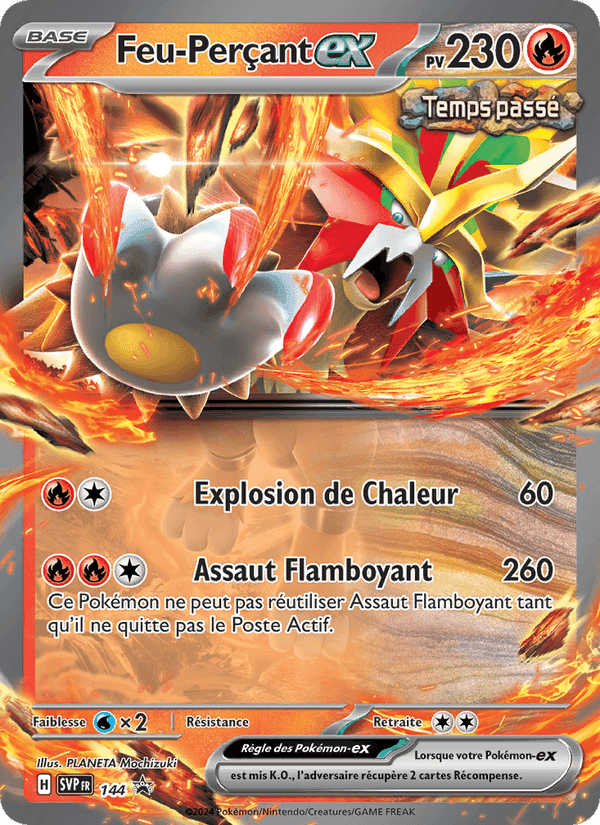 Feu-Perçant-ex, carte 144 de SVP Black Star Promos