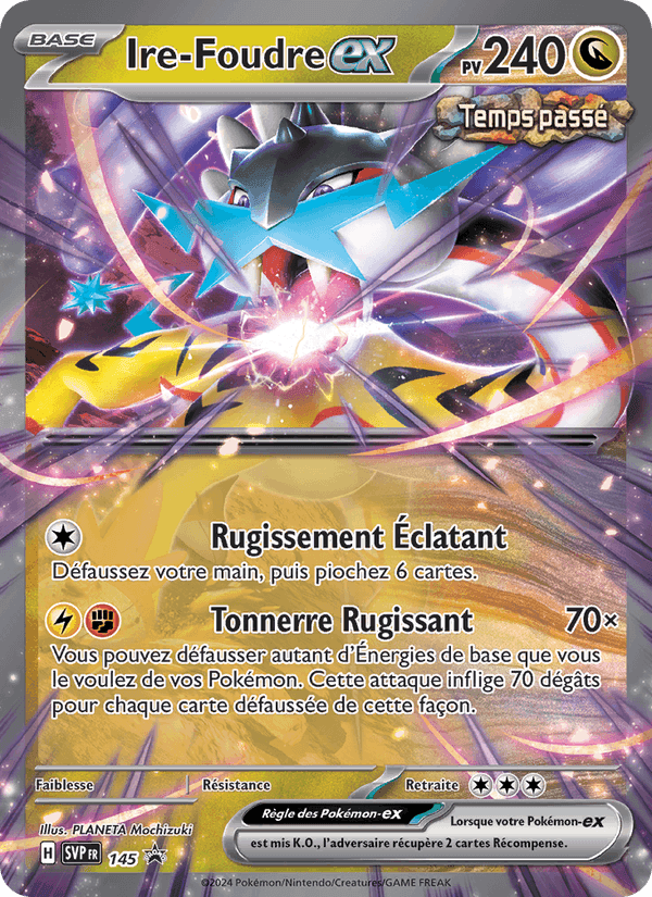 Ire-Foudre-ex, carte 145 de SVP Black Star Promos
