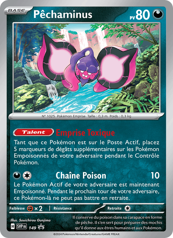 Pêchaminus, carte 149 de SVP Black Star Promos