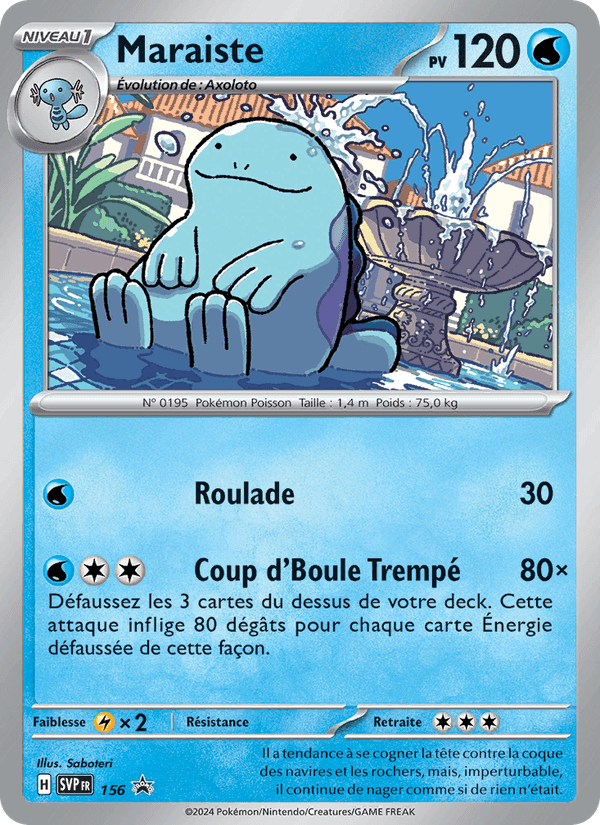 Maraiste, carte 156 de SVP Black Star Promos