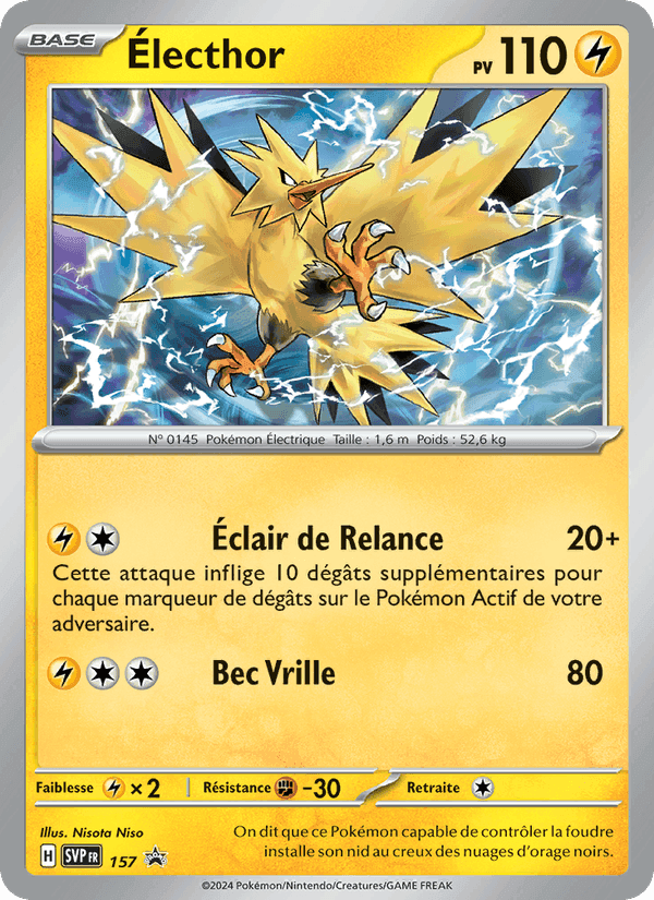 Électhor, carta 157 di SVP Black Star Promos
