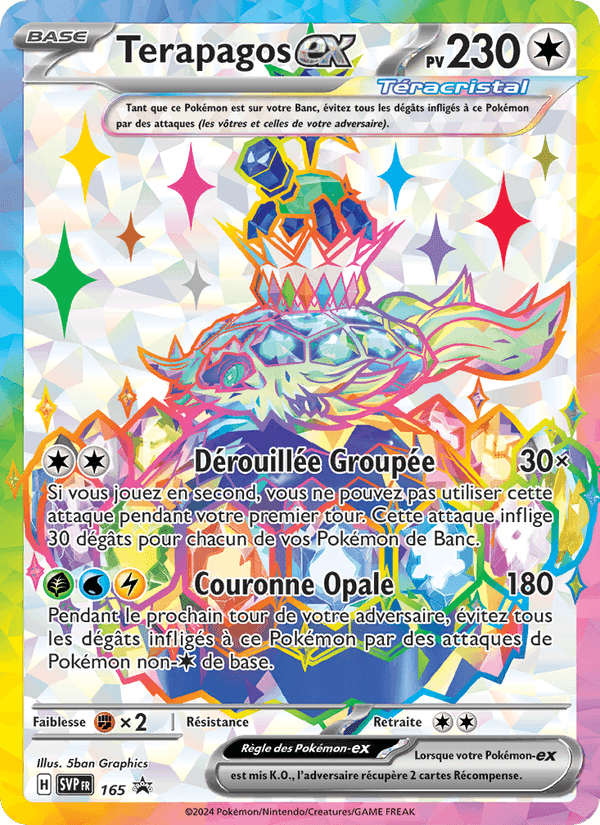 Terapagos-ex, carte 165 de SVP Black Star Promos