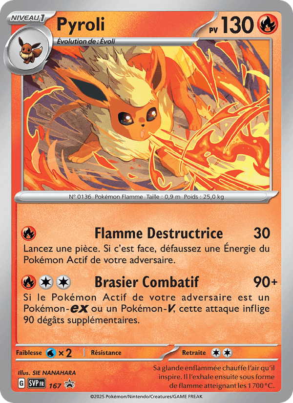 Pyroli, carte 167 de SVP Black Star Promos