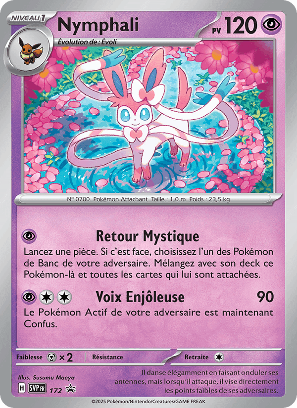 Nymphali, card 172 from SVP Black Star Promos
