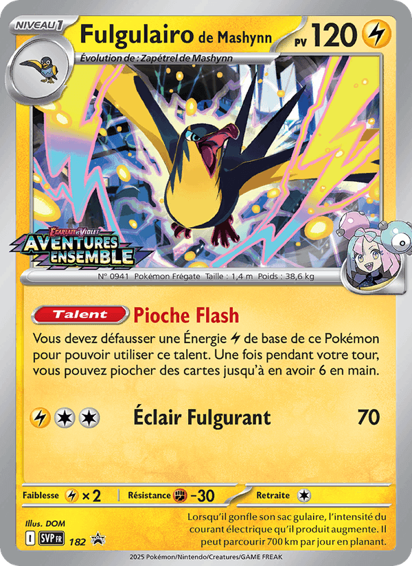 Fulgulairo de Mashynn, carte 182 de SVP Black Star Promos