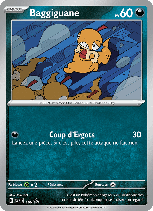 Baggiguane, carte 186 de SVP Black Star Promos