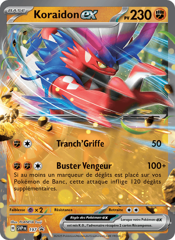 Koraidon-ex, card 197 from SVP Black Star Promos
