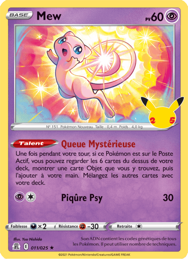 Mew, carta 11 de Célébrations