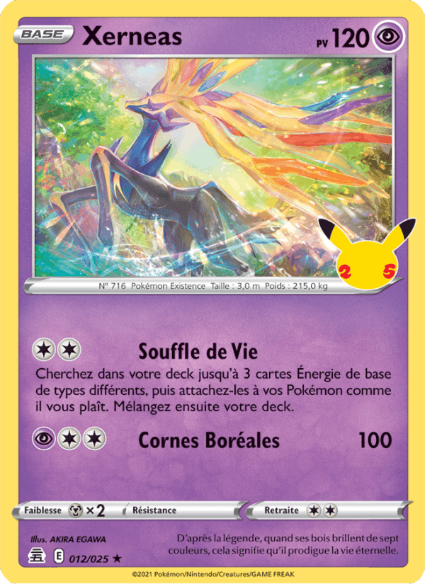 Xerneas, carte 12 de Célébrations