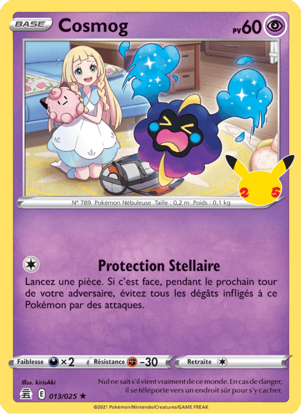 Cosmog, carte 13 de Célébrations