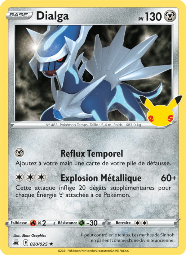 Dialga, carta 20 de Célébrations