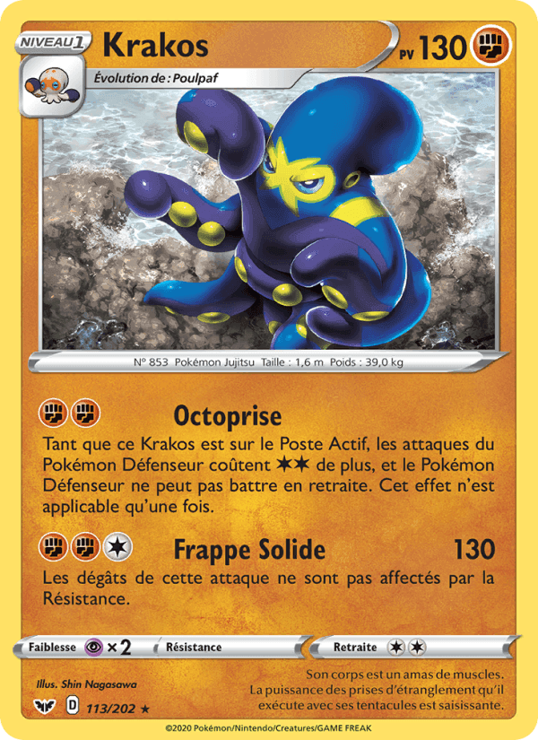Krakos, carte 113 de Épée et Bouclier