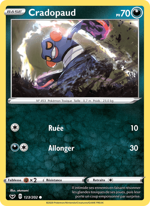 Cradopaud, card 123 from Épée et Bouclier