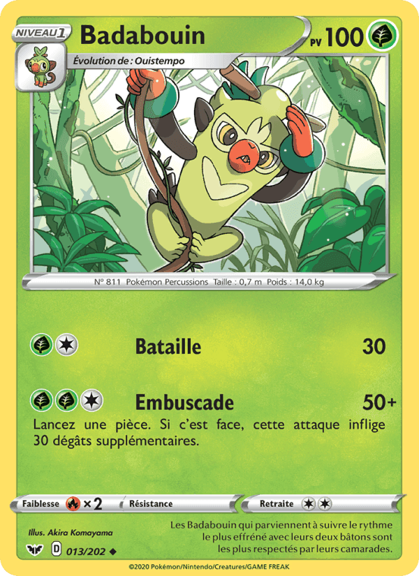 Badabouin, carta 13 di Épée et Bouclier