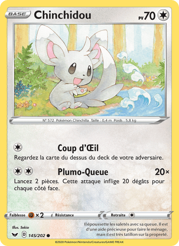 Chinchidou, card 145 from Épée et Bouclier
