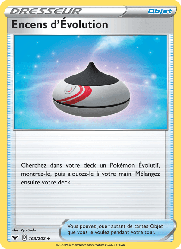 Encens d'Évolution, card 163 from Épée et Bouclier